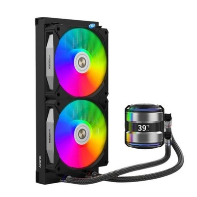 Heatsink A Liquid CPU With LCD Gaming RGB 9 7/16in LGA 1851 Am5 1700 1200 Am4_