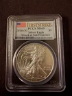 2014-S SILVER EAGLE PCGS MS69 | FIRST STRIKE | FS FLAG