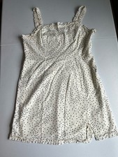 Urban Outfitters Polka Dot dress, size M, black&white w/lining and back zipper