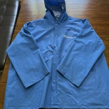 Vintage Wear Guard Pepsi Rain Coat Size XXL