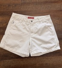 UNIONBAY Vintage White High Rise Waist Size 11 80 s 90 s Cotton Classic Shorts