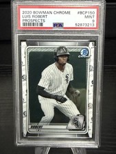 ⚾🔥 2020 Bowman Chrome Luis Robert Prospects BCP150 PSA 9 White Sox