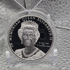 In Memoriam Queen Elizabeth Silver 1 Oz Coin 2022