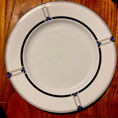 Vintage Studio Nova Art Deco Platter/Chop Plate - Tangent Collection 1990s