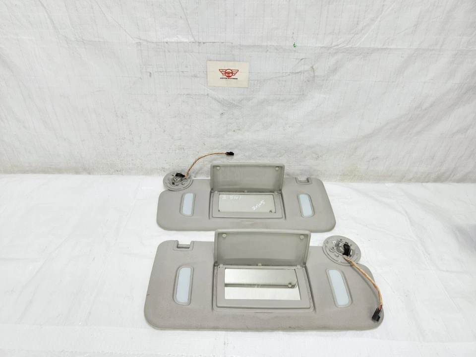 2008-2017 Buick Enclave Sunvisor Sun Visor Left Right OEM Illuminated Gray Foto 2 de 4