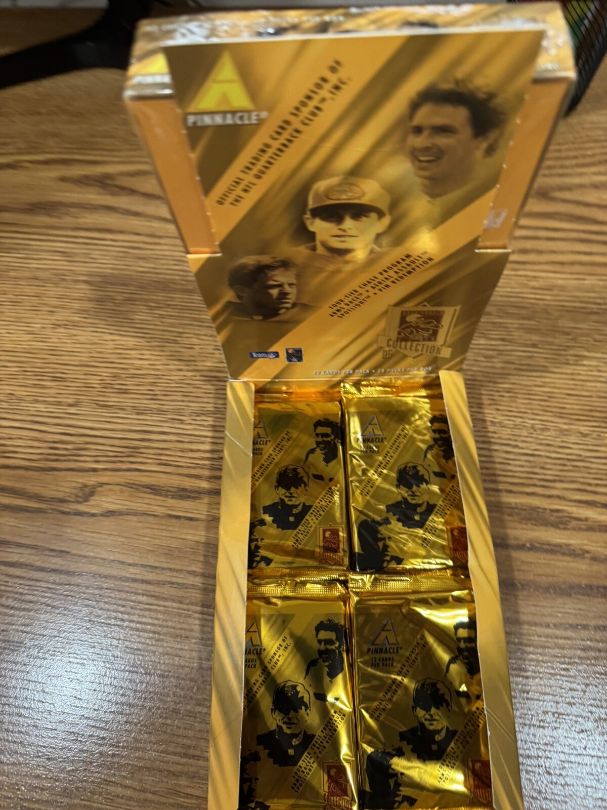 1995 Pinnacle Football Open Box Factory Sealed 15 Packs