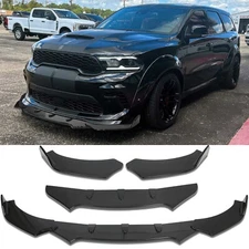 For Dodge Durango R/T SRT Hellcat Front Bumper Lip Splitter Spoiler Body Kit