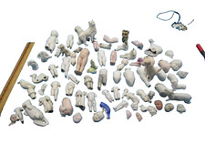   Huge Lot Antique bisque dolls, parts , porcelain pieces Artist/Germany