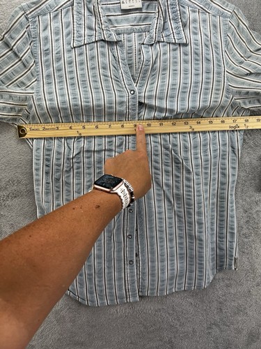 Camisa vintage Columbia para mujer con botones de perlas a presión talla mediana - Imagen 4 de 10