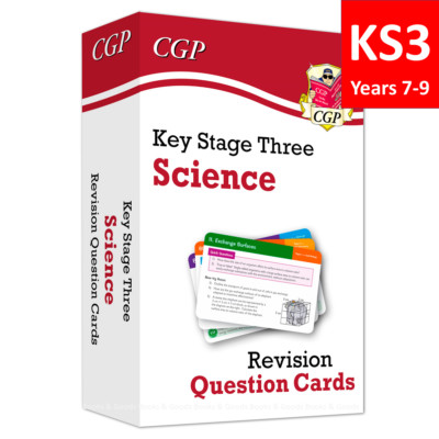 KS3 Years 7-9 Science Revision Question Cards Biology Physics Chemistry  CGP