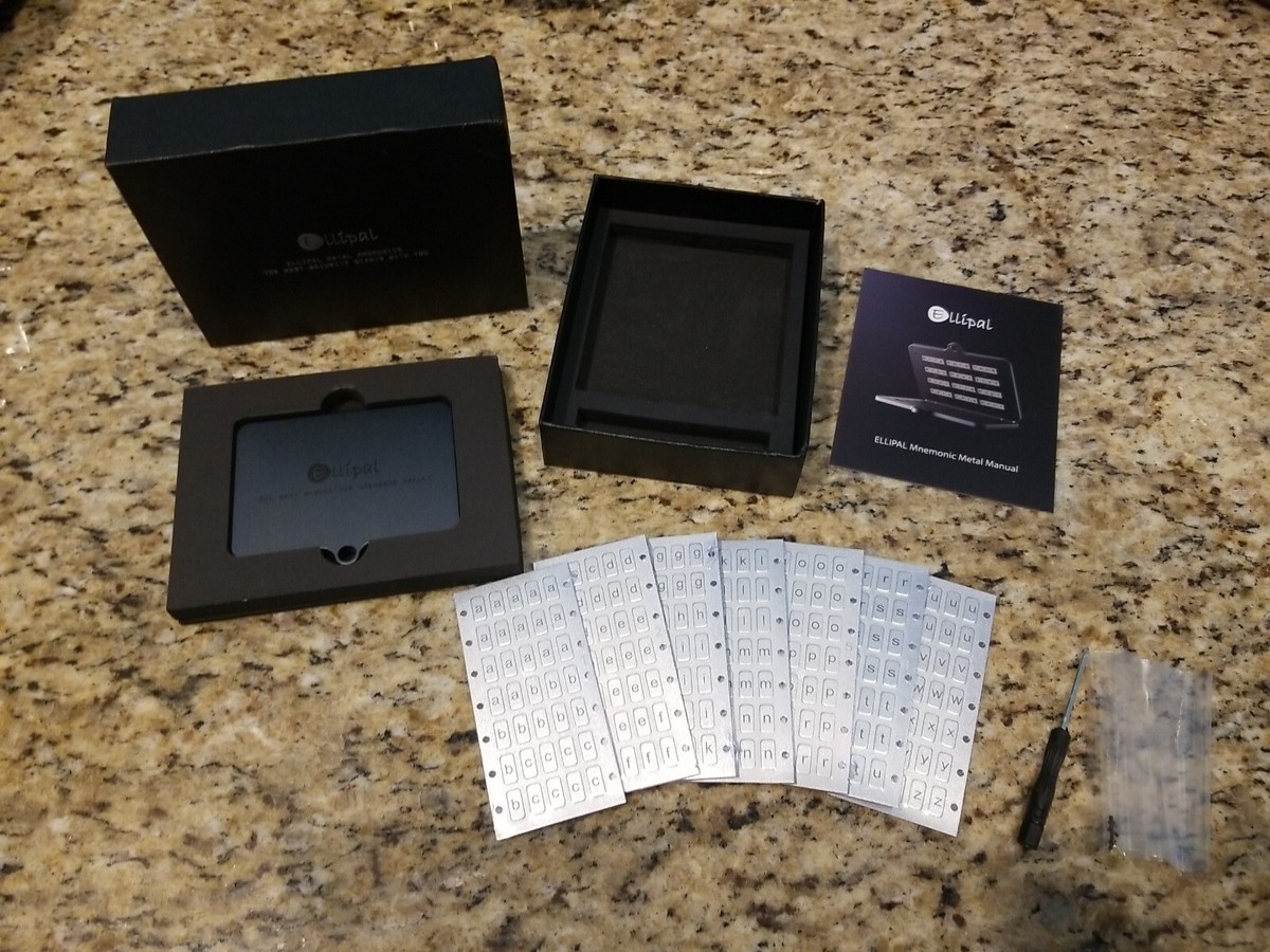 ELLIPAL Mnemonic Metal Seed Key Storage Device Crypto Wallet Seed Backup  EM01 | eBay