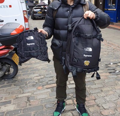 supreme the north face rtg backpack black