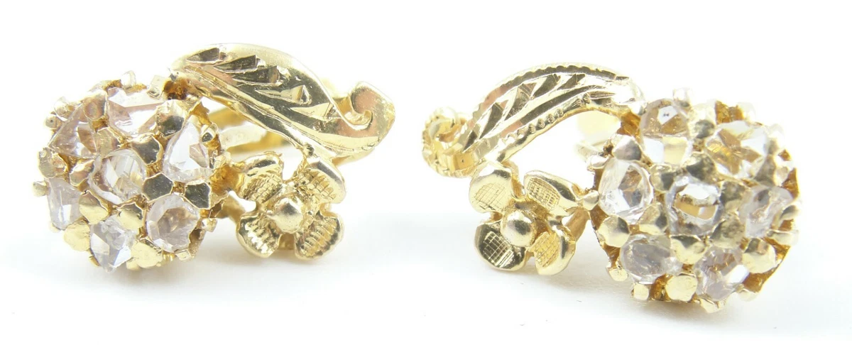 Antique diamond deals earrings ebay