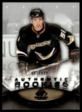 2010-11 SP Game Used ROOKIES Kyle Palmieri Rookie 651/699 Anaheim Ducks #115