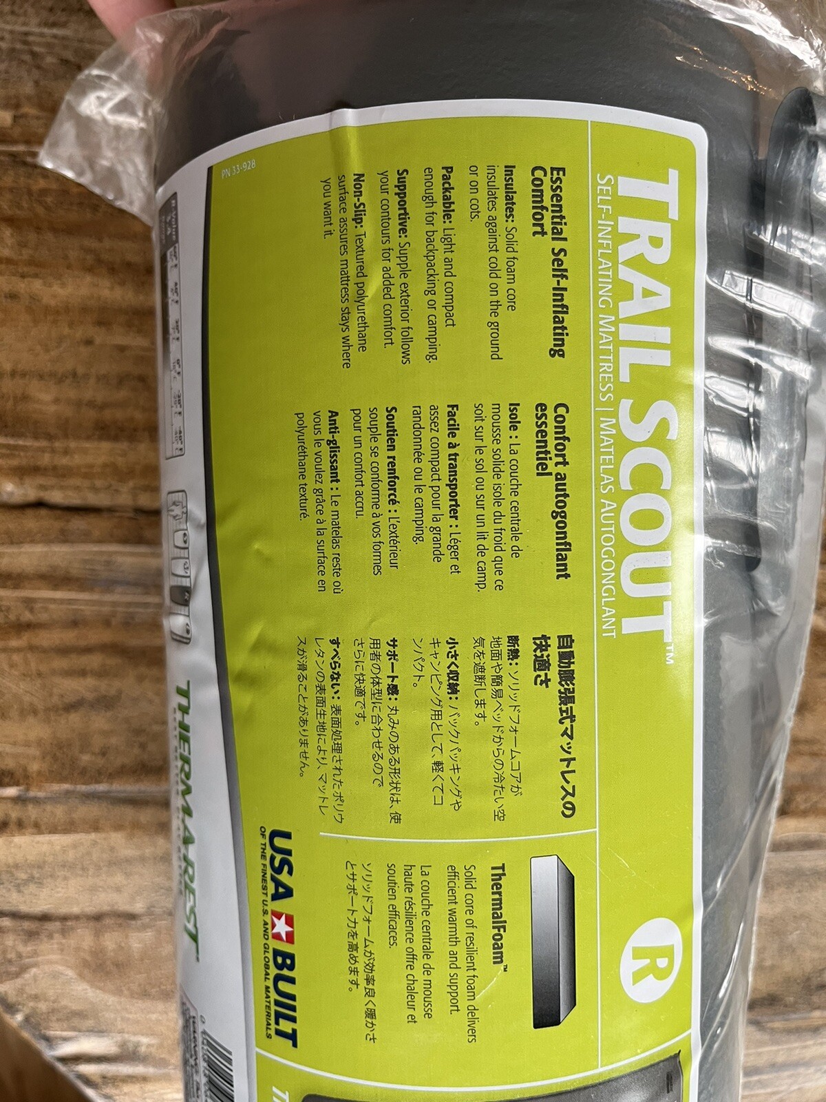 THERMAREST Trail Scout SelfInflating Sleeping Pad R REGULAR Thermarest eBay