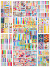 Huge Lot 959 Stickers For Planner Craft Scrapbook Album Journal Books Projects