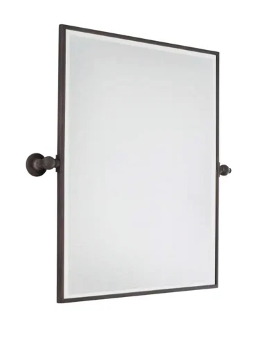 Minka Lavery29-1/2" W x 30" H Traditional Rectangular Framed Bathroom Mirror - Picture 1 of 5