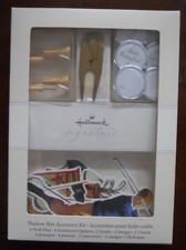 Hallmark Signature Series GOLFING Accessory Kit Shadow Memory Box Scrapbook Golf