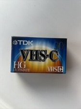 TDK VHS-C HG Ultimate 30 MIN VHSC cassette