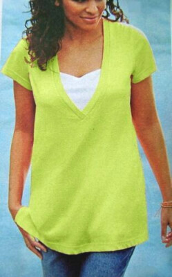 2in1 Longshirt Tunika-Shirt apfelgrün Gr. 48/50 NEUWARE 963141