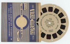 Hawaiian Flowers Hawaii mid 1940's View-Master Single Reel 68