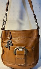 B. Makowsky Westbourne Tan Pebbled Leather Cr...