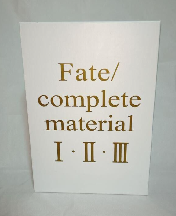 Fate/complete material I・II・III Fate Complete Material I II III Art Book Japanese Language