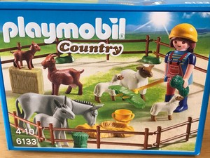 playmobil farm animal pen