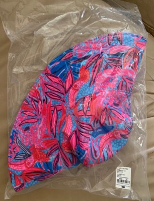 Lilly Pulitzer Sun Hat Ruby Red Wild Times | eBay display picture 1