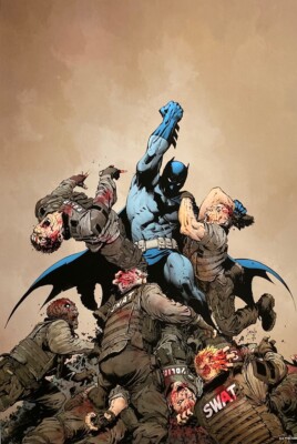 GREG CAPULLO rare DCEASED 1 art print BATMAN COVER 12x16 Portfolio