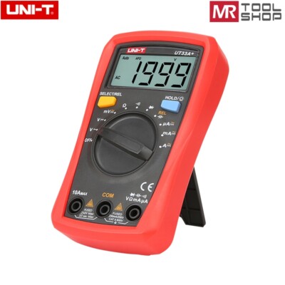 Uni-T UT33A+ Digital Multimeter AC DC Voltmeter Ammeter Ohm Capacitance Test LCD