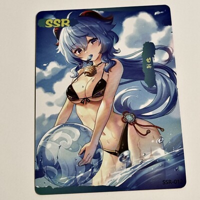 Ganyu Genshin Impact SSR SSR-012 Pink Beauties 2 Goddess Story Anime Card
