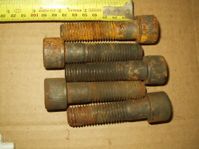 5 ea 3/4-10 X 3 '' Socket Head Cap Screw Bolts Grade 8 Alloy Steel 