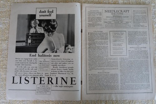 August 1927 Needlecraft Magazine Food Fashion Needlecrafts - Picture 2 of 8