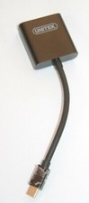 Unitek Mini Display Port DP to HDMI adapter converter thunderbolt black