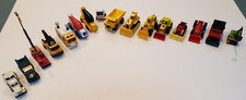 Vintage Lot of 16 1970s 80s 90s Hotwheels Matchbox Yatming Trucks 1:64 Diecast