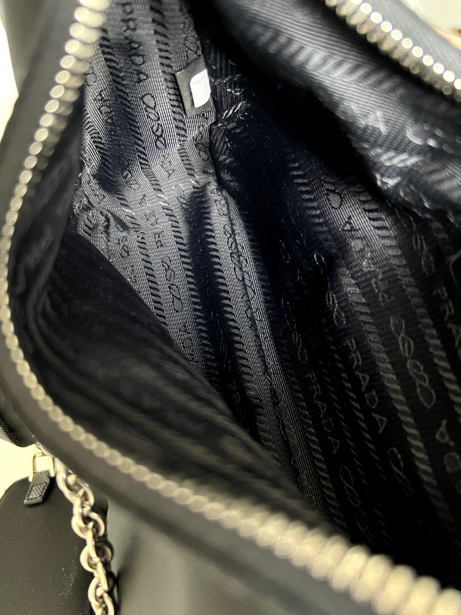 Prada Re-Edition 2005 Bag (Black; Nylon) Authentic