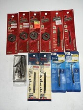 High Quality Tap Die Set Vermont American Steel Alloy Lot of 11 Mixed Sizes US
