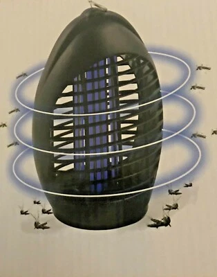 KINGAVON UV Fly Insect Killer Electronic Bug Zapper Electric Mosquito Swatter Lamp 3.5W