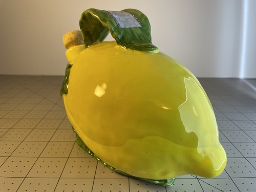 Bottle Sculpture Ceramic Lemon -Rare - Italian - made in Italy - Picture 8 of 10