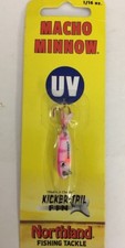 Northland Fishing Tackle Macho Minnow lure jig 1/16OZ MOMUV1-26-UV PNKTIG-SHIP24