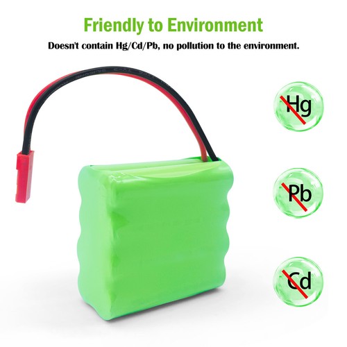 Batería Ni-MH 9.6V 700mAh para Juguetes de Sonido Luminoso Helicóptero Control Remoto - Imagen 5 de 15
