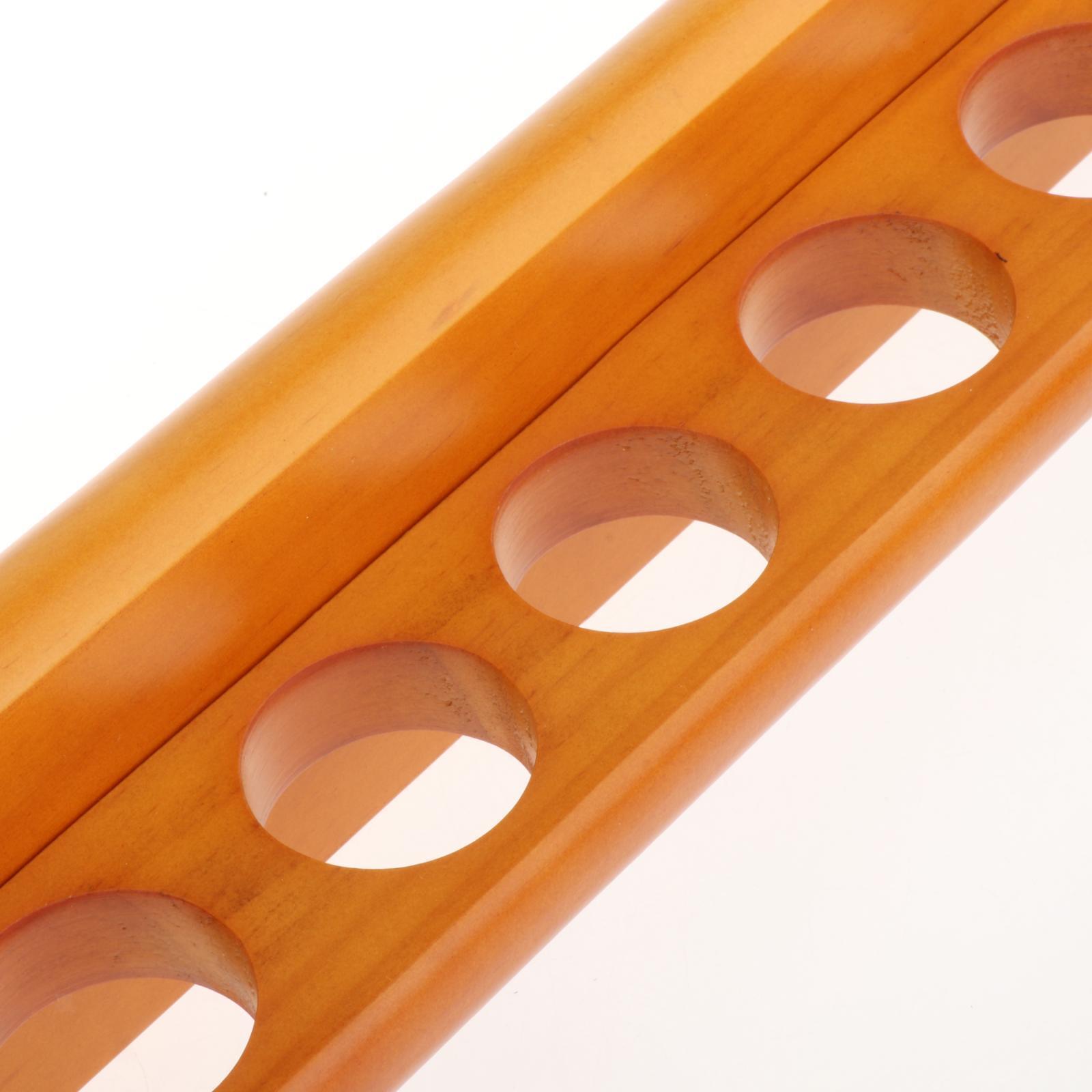 Pool Cue Rack Rod Organizer Fishing Rod Stand Wooden Pool eBay