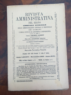 Verwaltungszeitschrift des Königreichs Amtsblatt der Gemeinden November 1935
