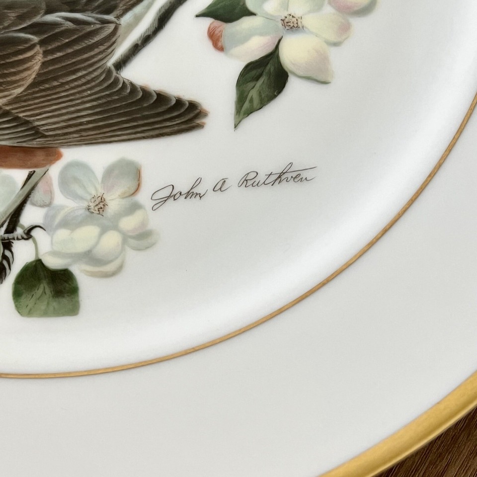 Vintage Limited Edition Hutschenreuter Germany ROBIN Plate By John A ...
