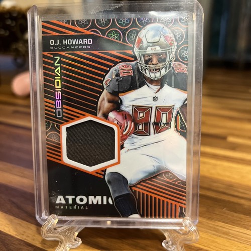 2019 Panini Obsidian Football Electric Etch Orange O.J. Howard #AM-25