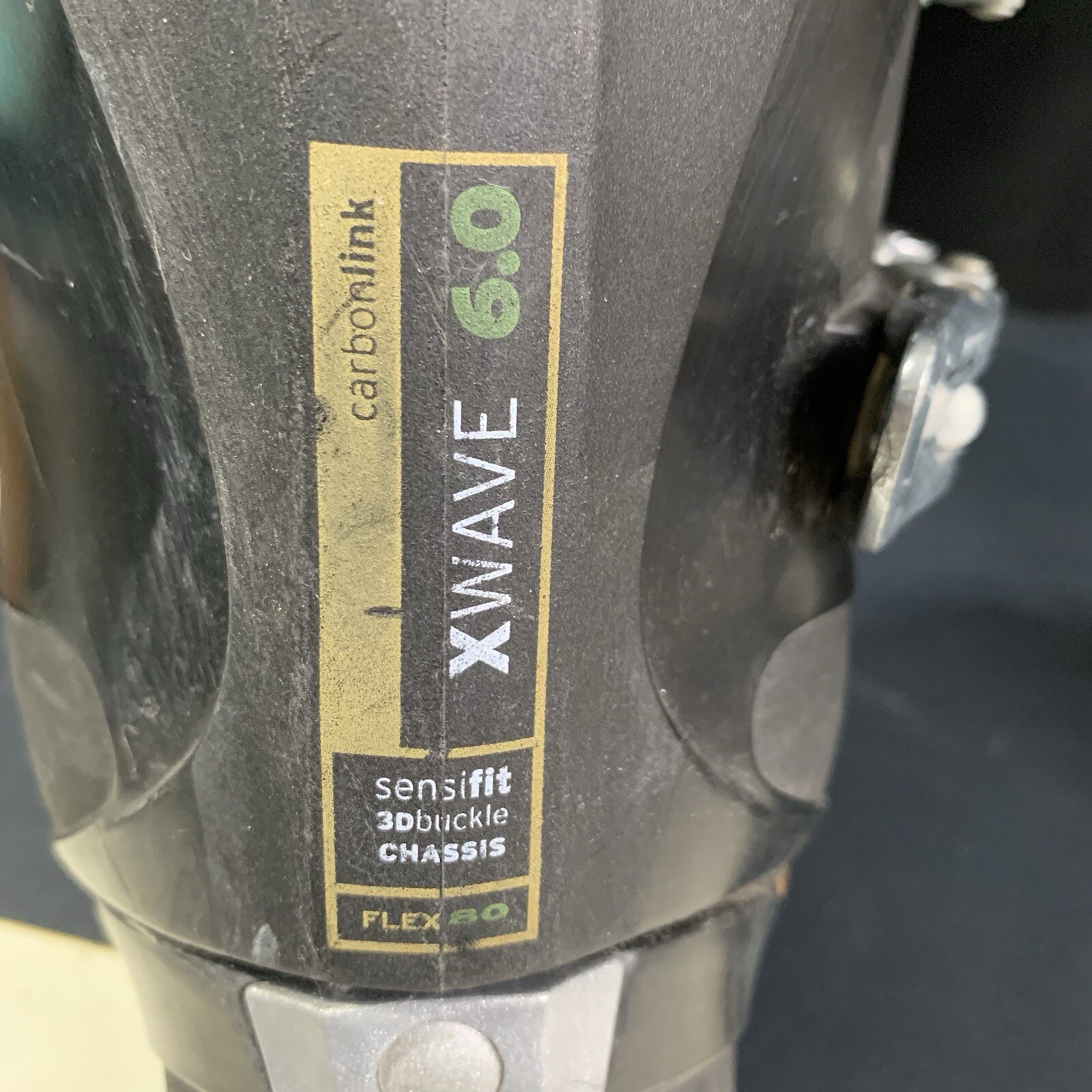 Stivali da sci Salomon X Wave 6.0 Flex 80 Sensi Fit fibbia 3D uomo taglia 8 5