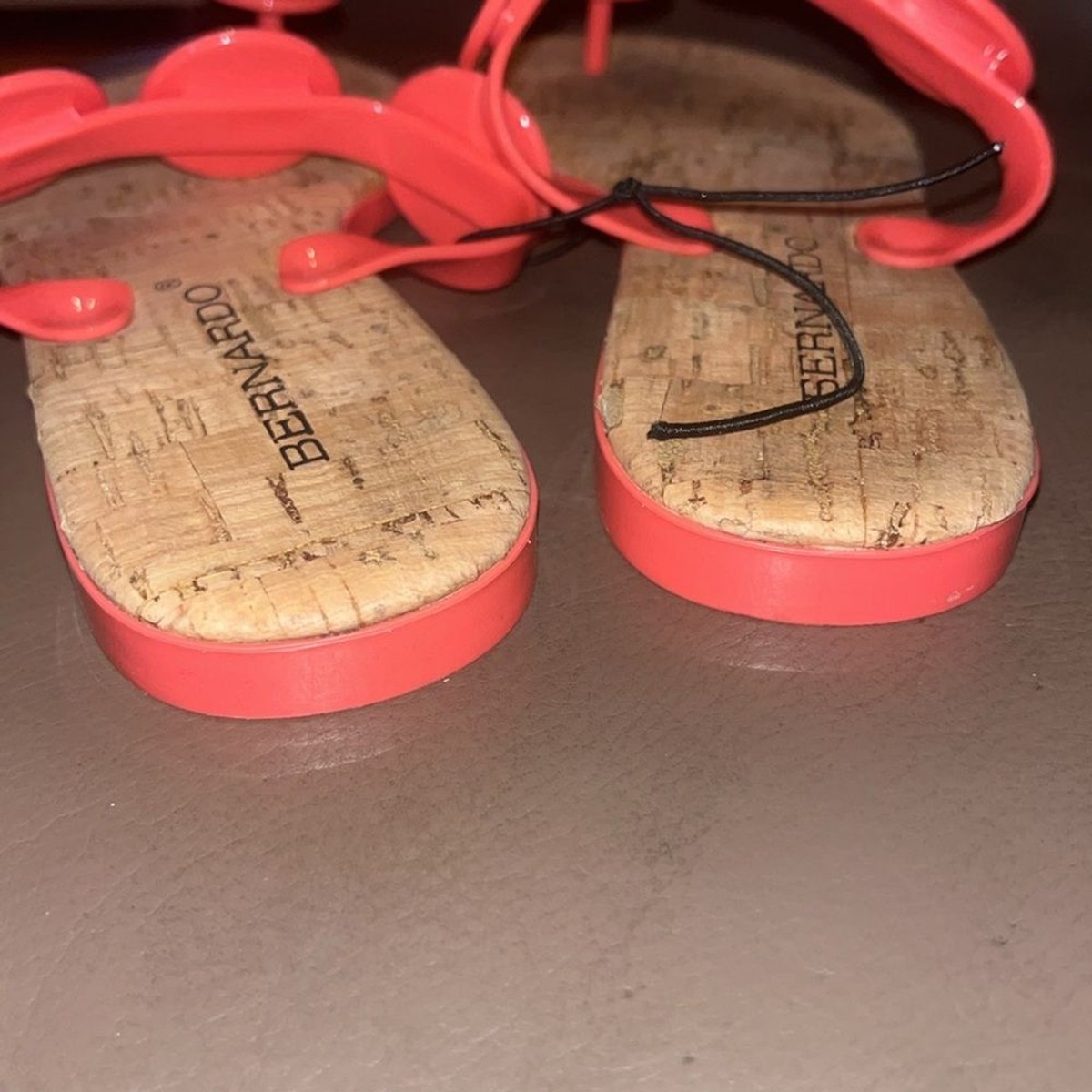 Bernardo New Moon Jelly Sandal Size Coral