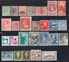Netherlands & Few Colonies Older Selection 26 Better Stamps Used-Mint ECV$175