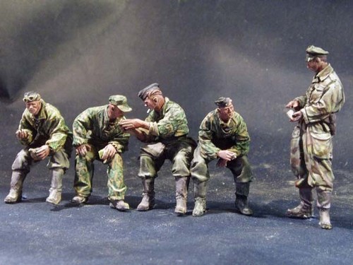 FC MODEL TREND figurine résine 48432 Soldats US GI tombés et cadavres WWII 1/48